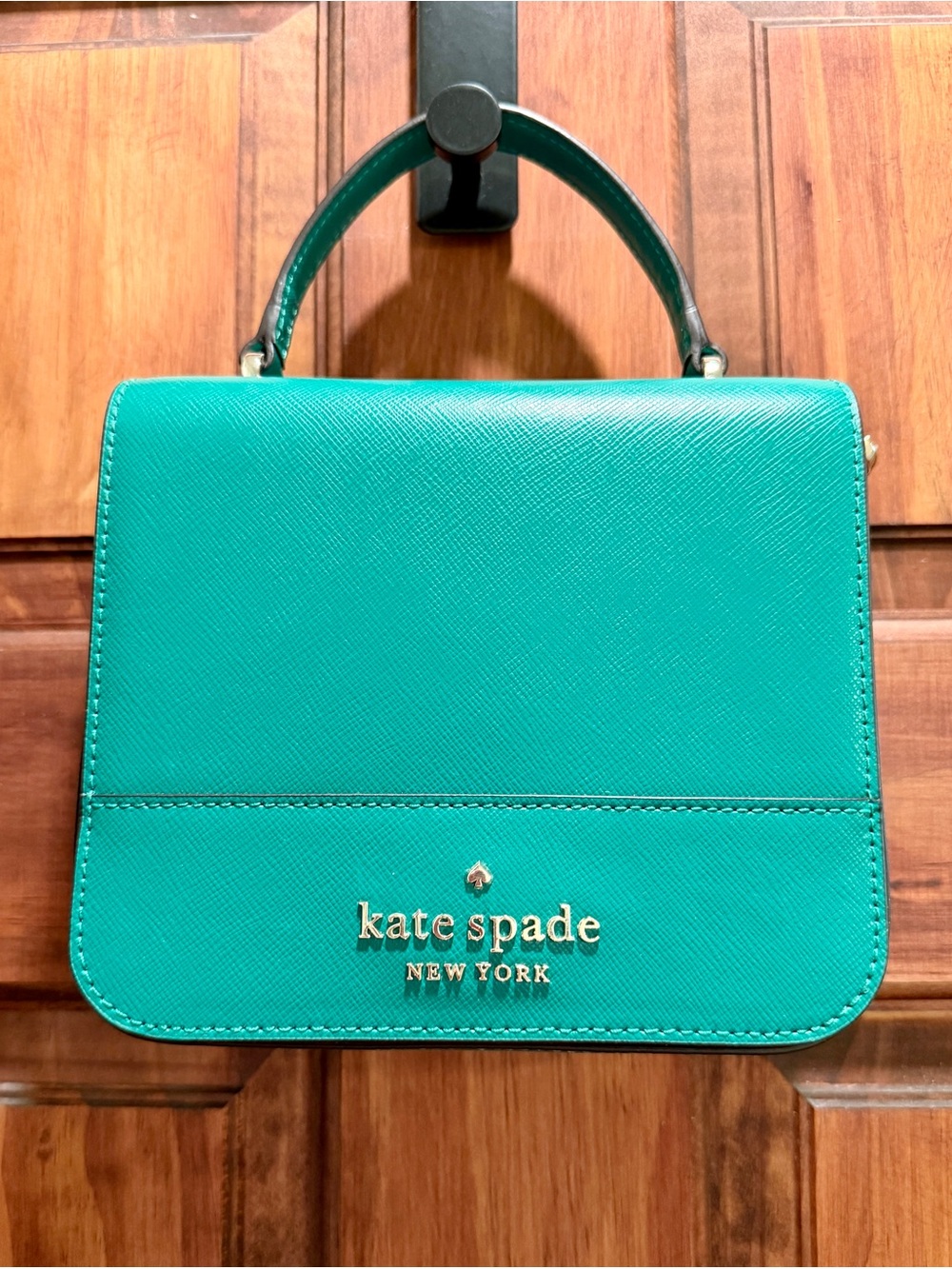 kate spade Teal Green Structured Top-Handle Satchel
